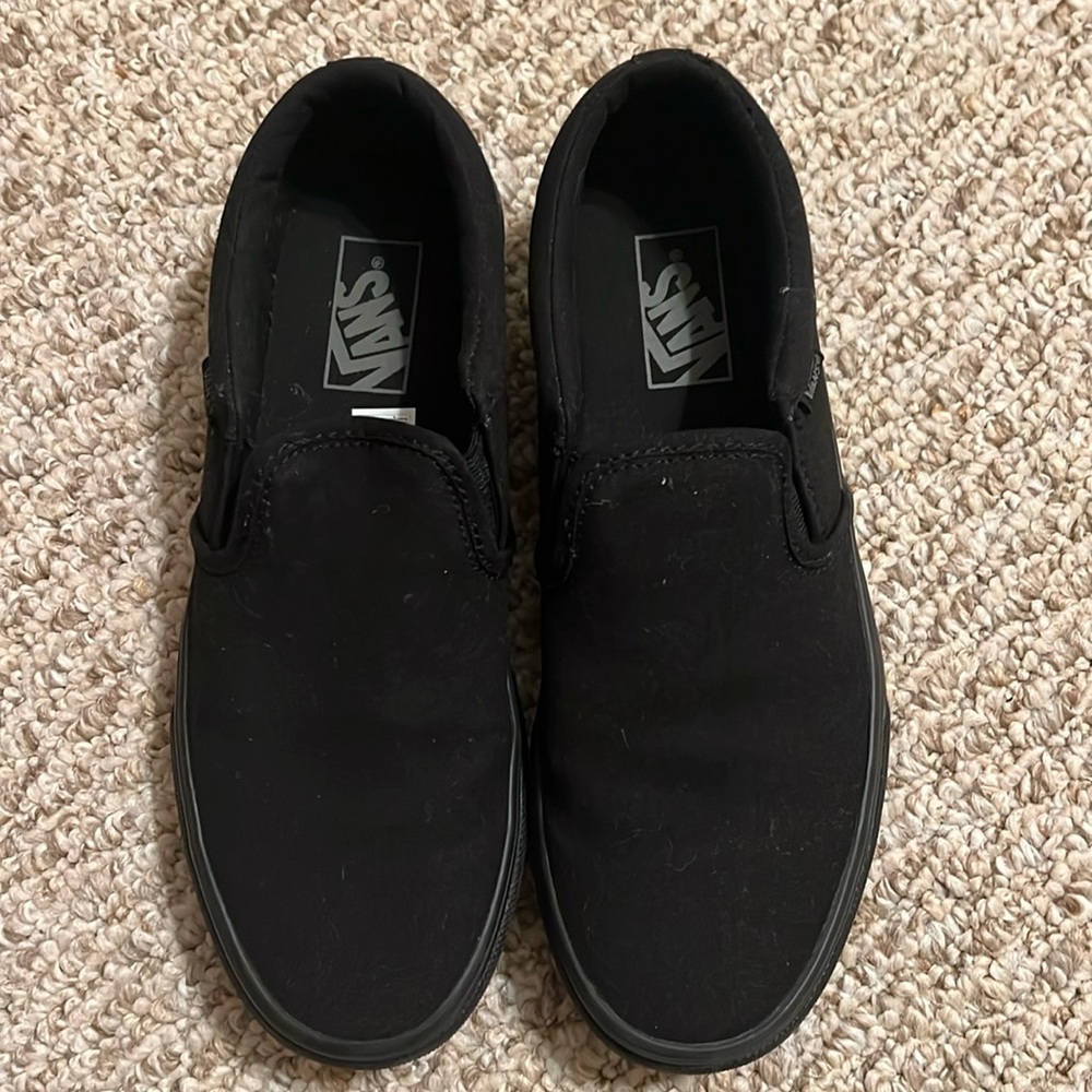 Vans Black Classic Slip Ons